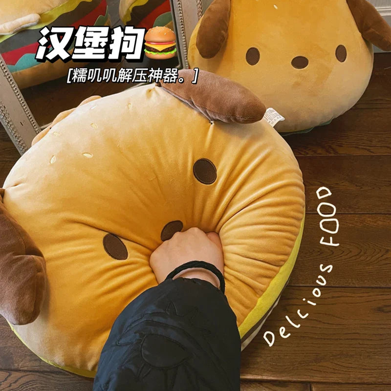 Peluche chiot hamburger délicieux