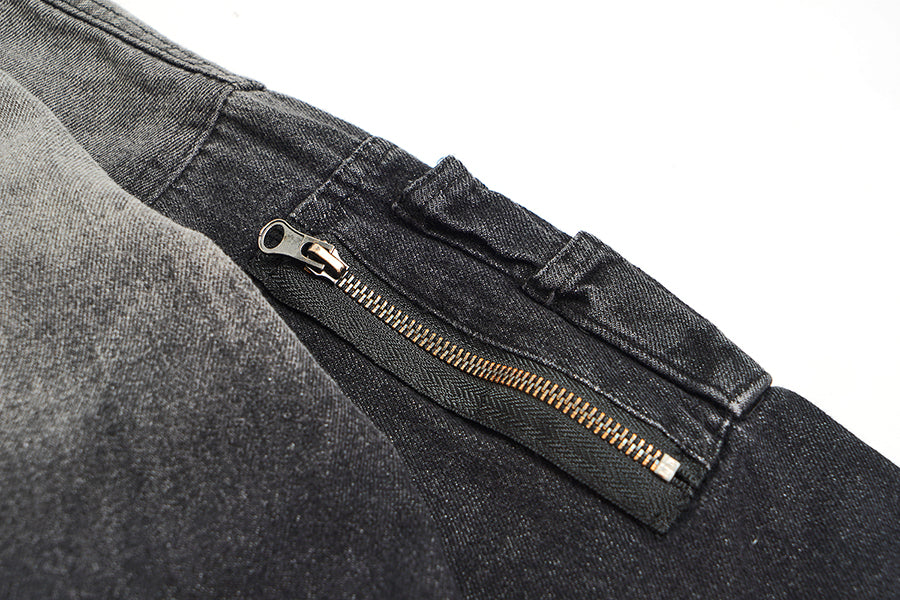 LALKW91 Denim Samurai Shirt