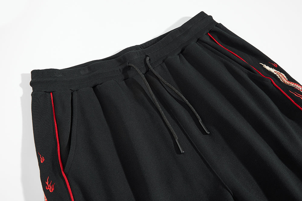 KH7061 Dragon Embroidery Joggers