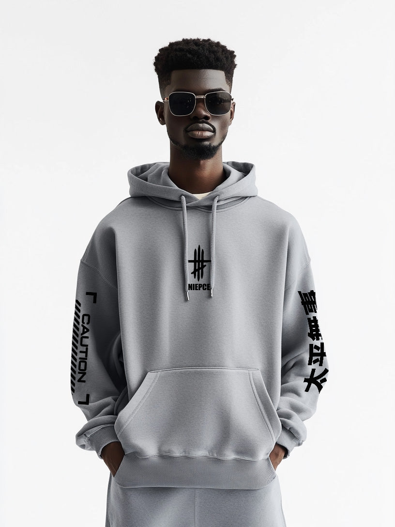 Sudadera con capucha gráfica cibernética de Detroit