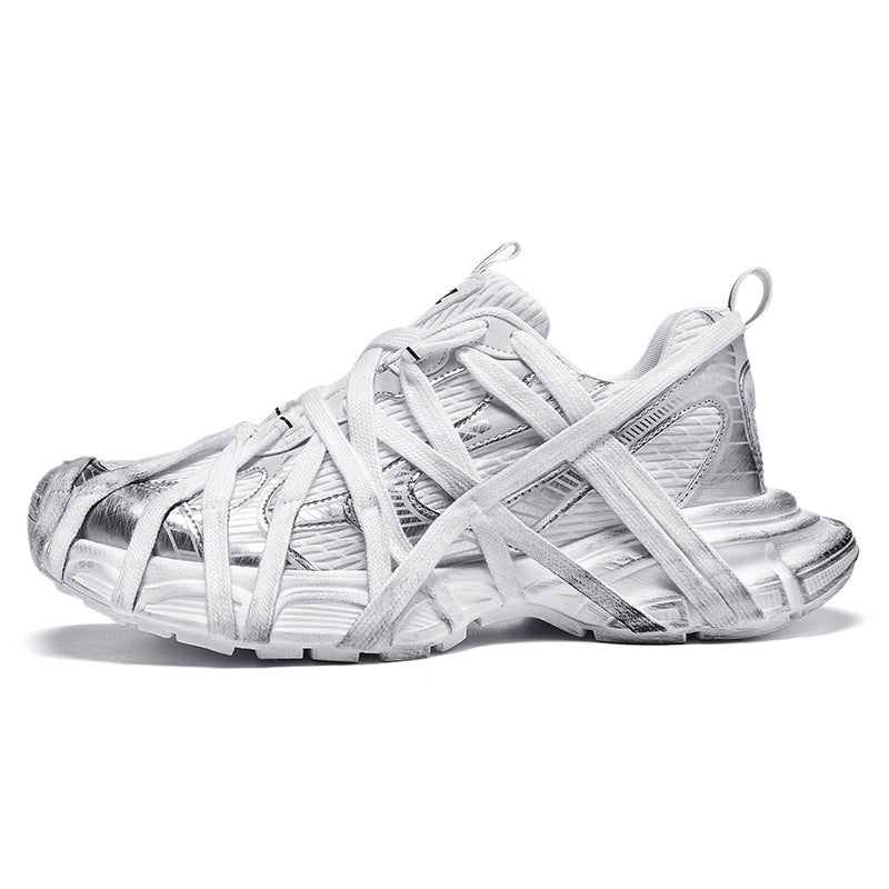 S2510 Silver Mummy Sneakers – Goobsy by Human Ideas