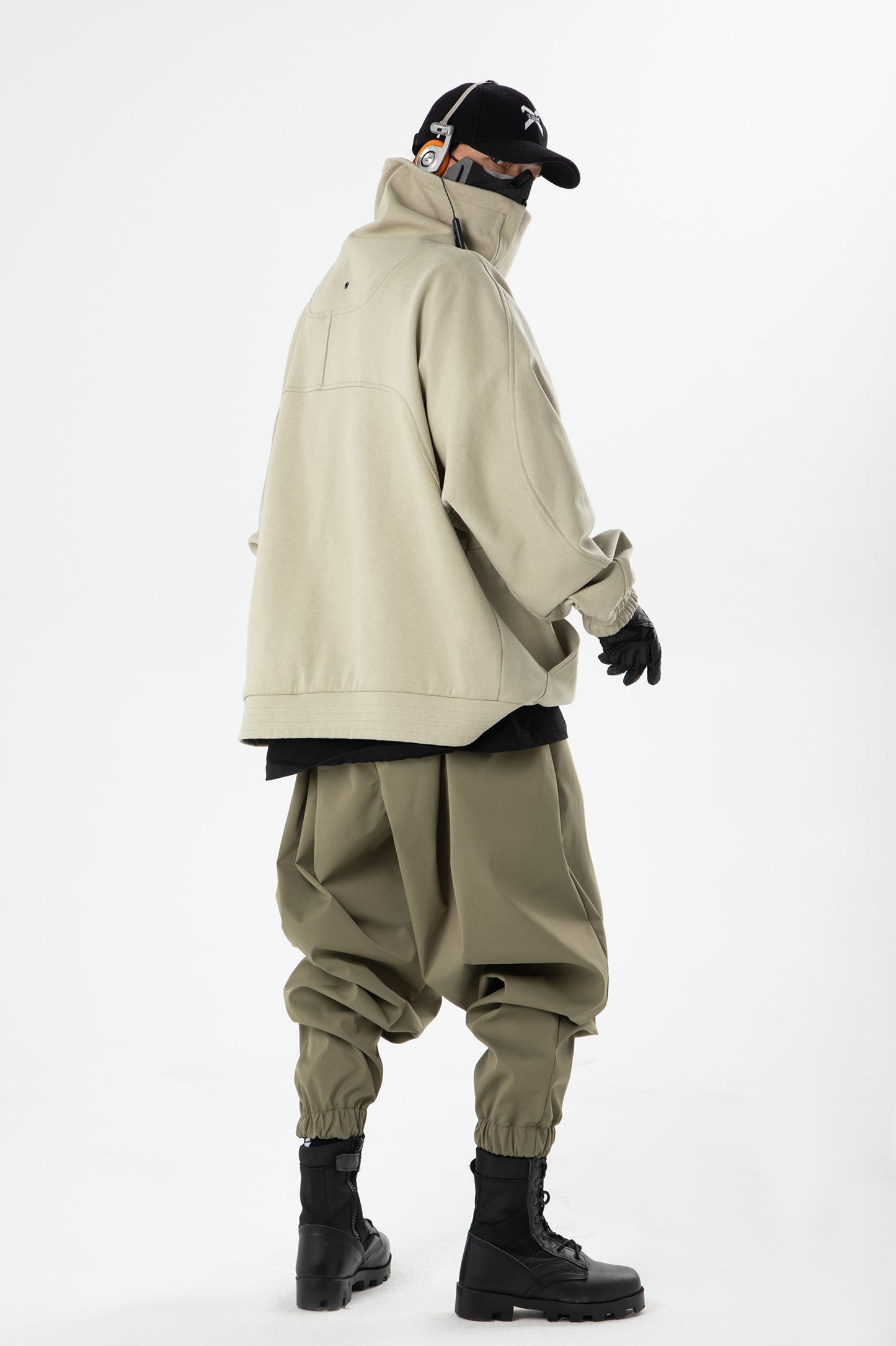HiH49 Precision High Neck Olive Sweater
