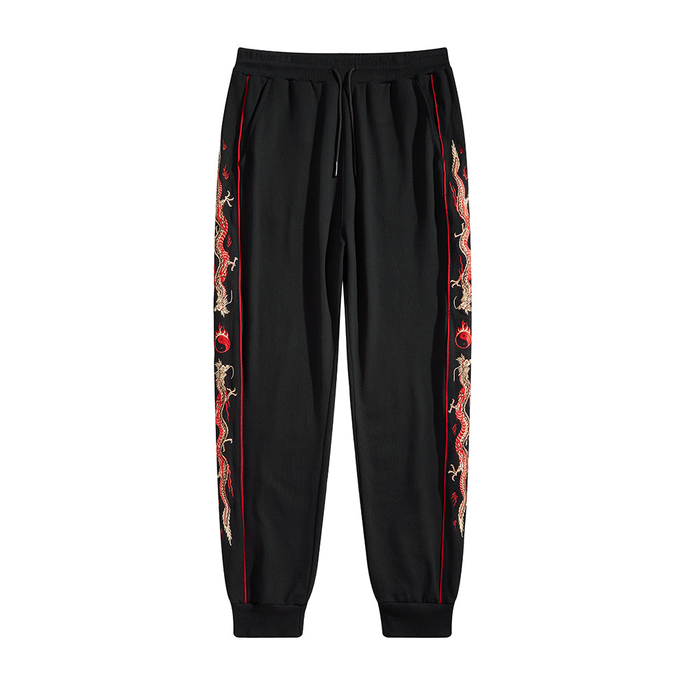 KH7061 Dragon Embroidery Joggers