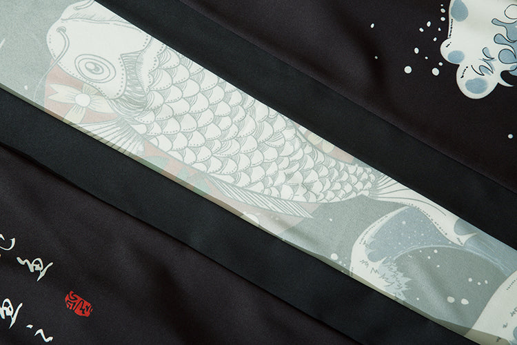 YC6327 Jumping Fish Kimono