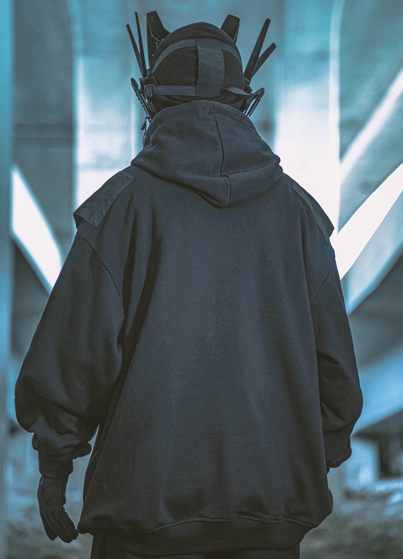 HiH29 Shadow Mixed Hoodie