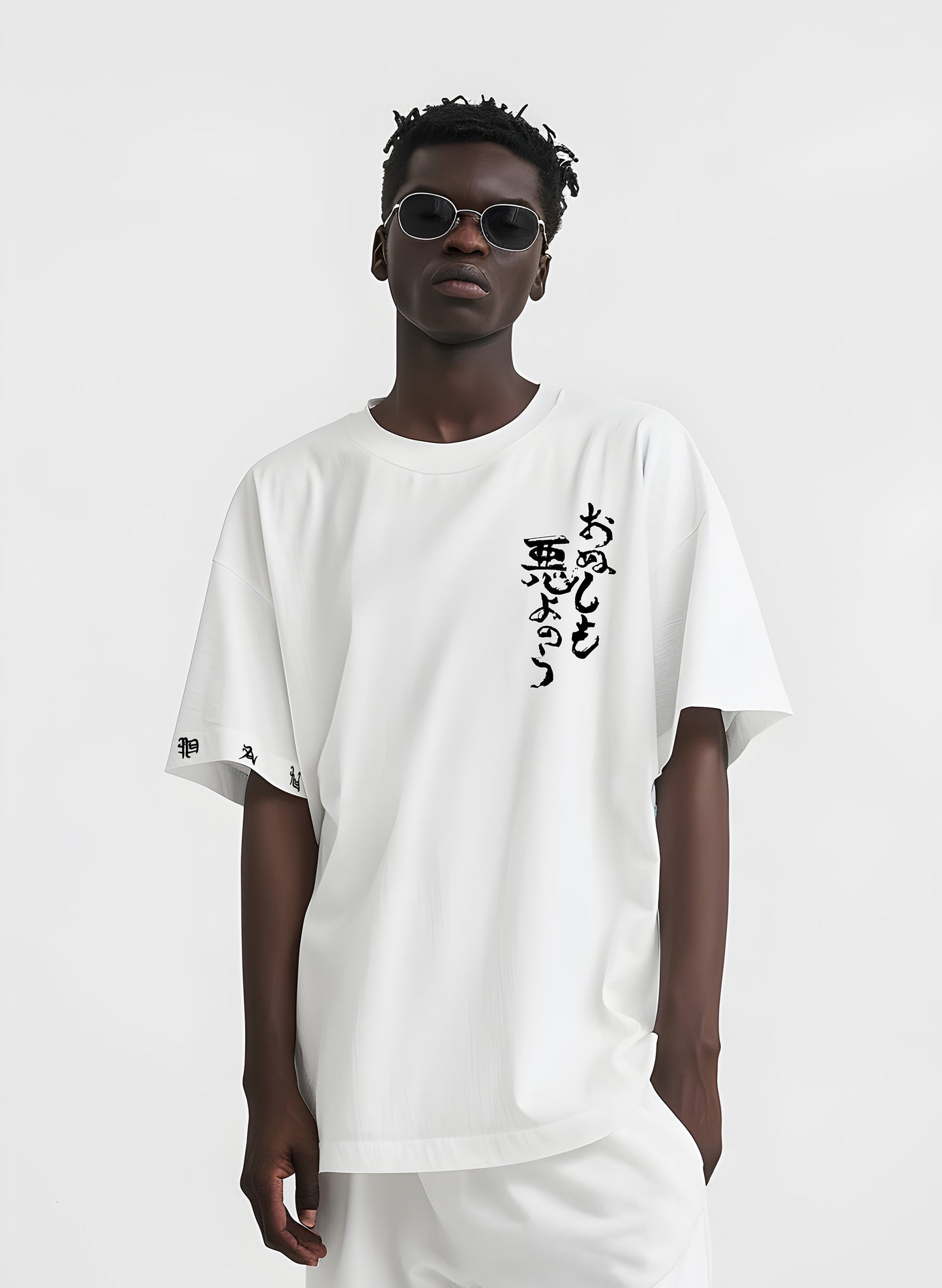 T-shirt japonais sur la foi démoniaque