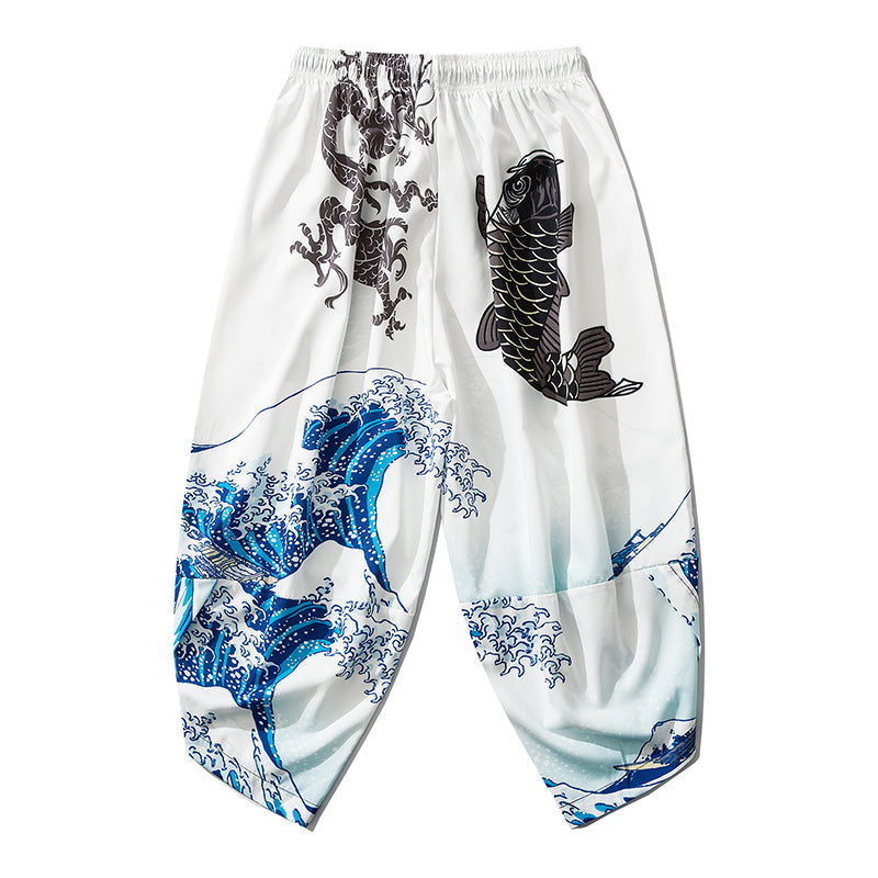 YC134 Great Waves Lightweight Pants