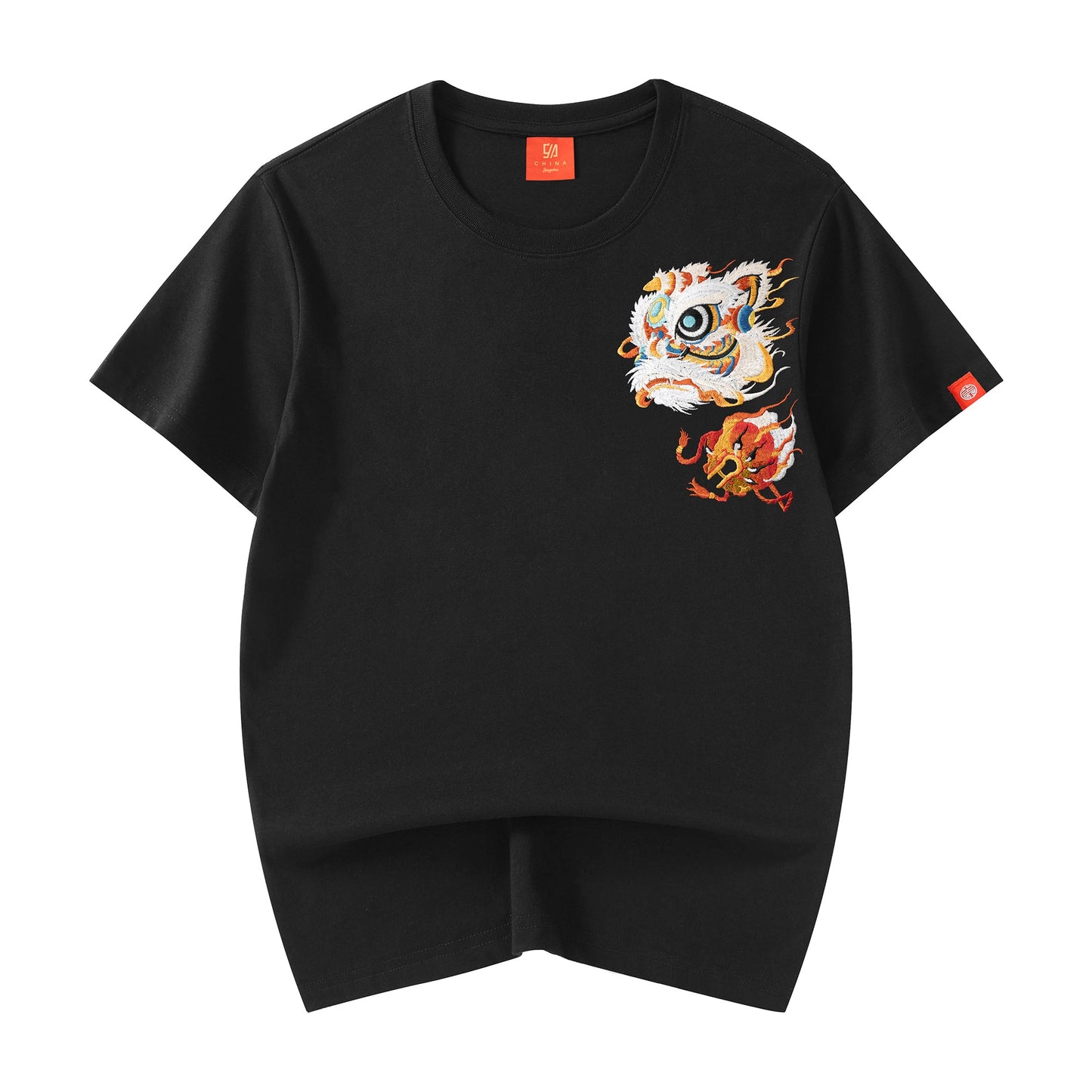 KH766 Lion Embroidery Tee