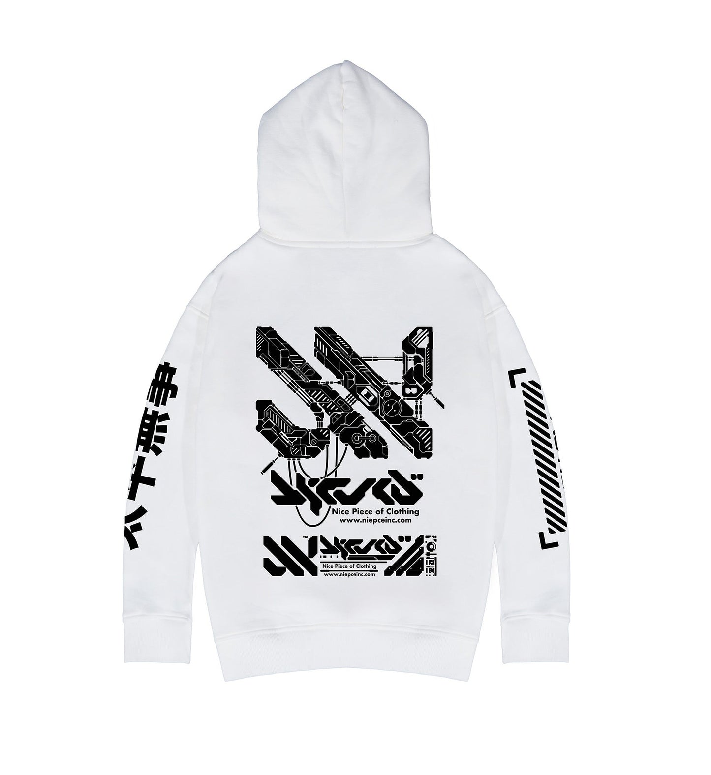 Sudadera con capucha gráfica cibernética de Detroit