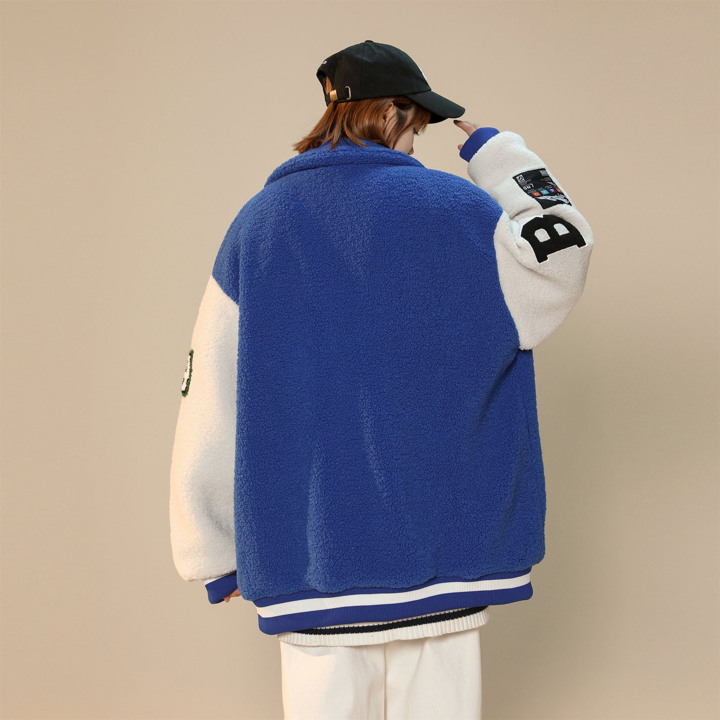 Veste universitaire en fourrure pour femme de l'année 1994