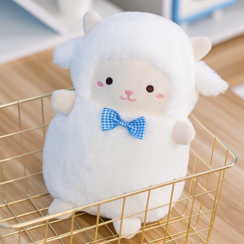 Peluches de oveja con pajarita