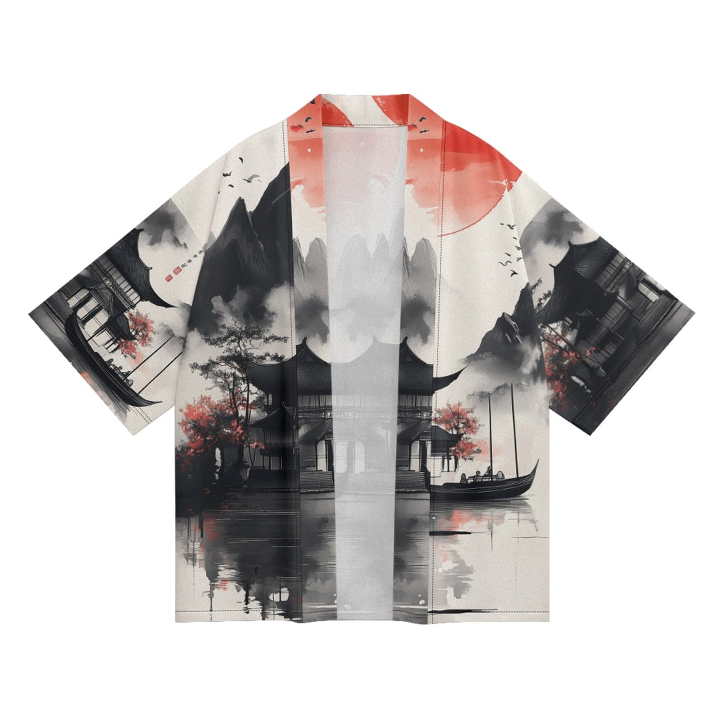 K27 Lake & Mountain Kimono