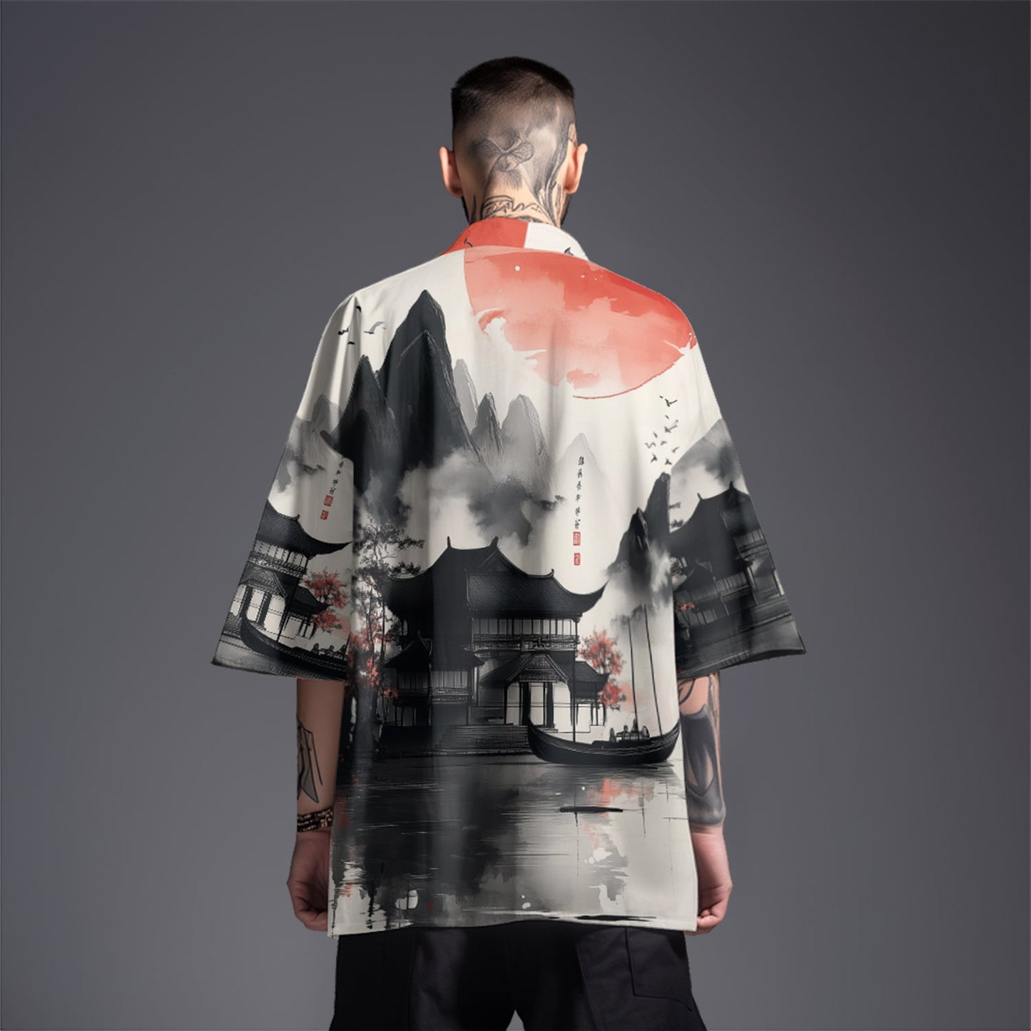 K27 Lake & Mountain Kimono