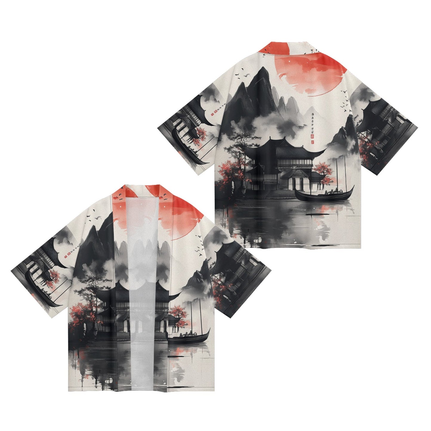 K27 Lake & Mountain Kimono