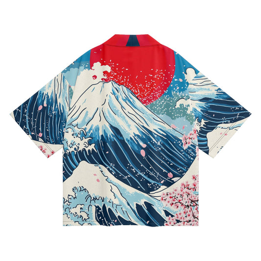 K28 Fuji Waves Kimono