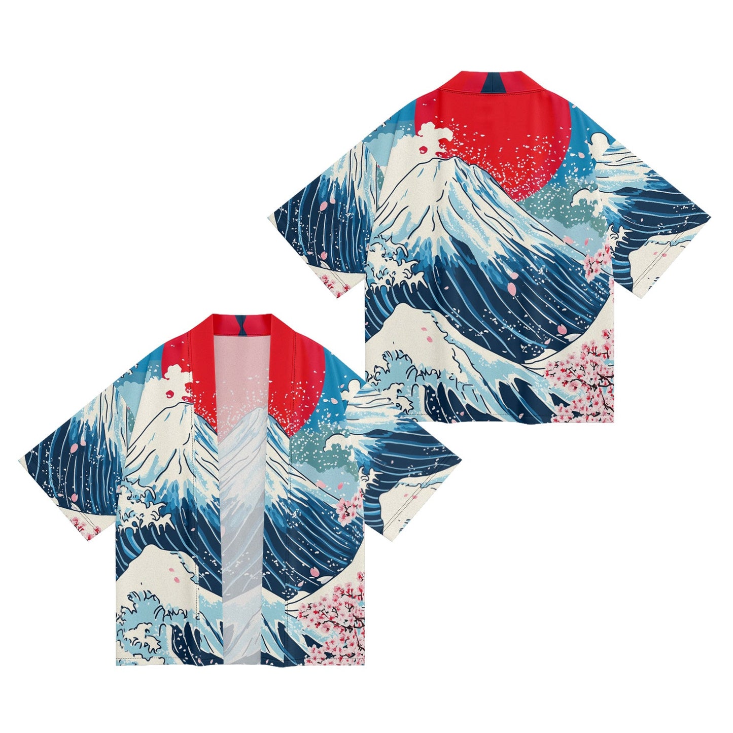 K28 Fuji Waves Kimono