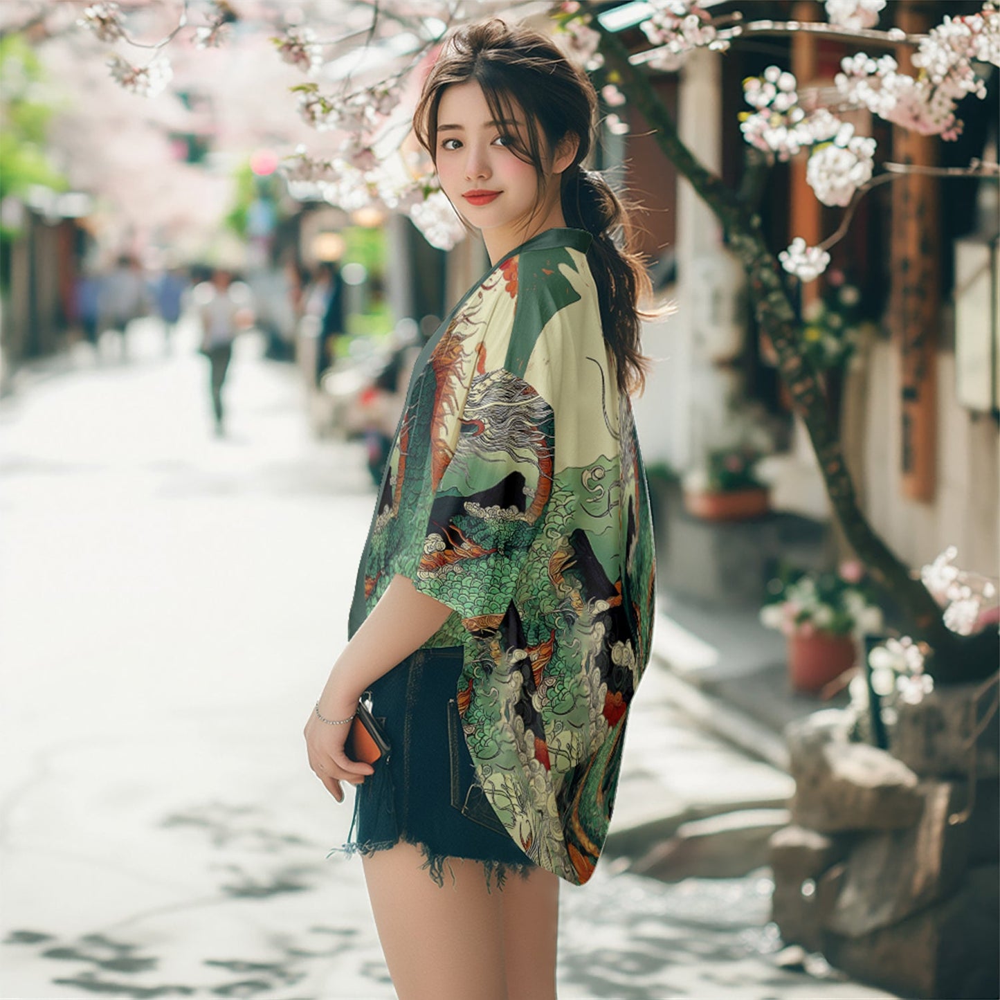 K32 Green Dragon Kimono