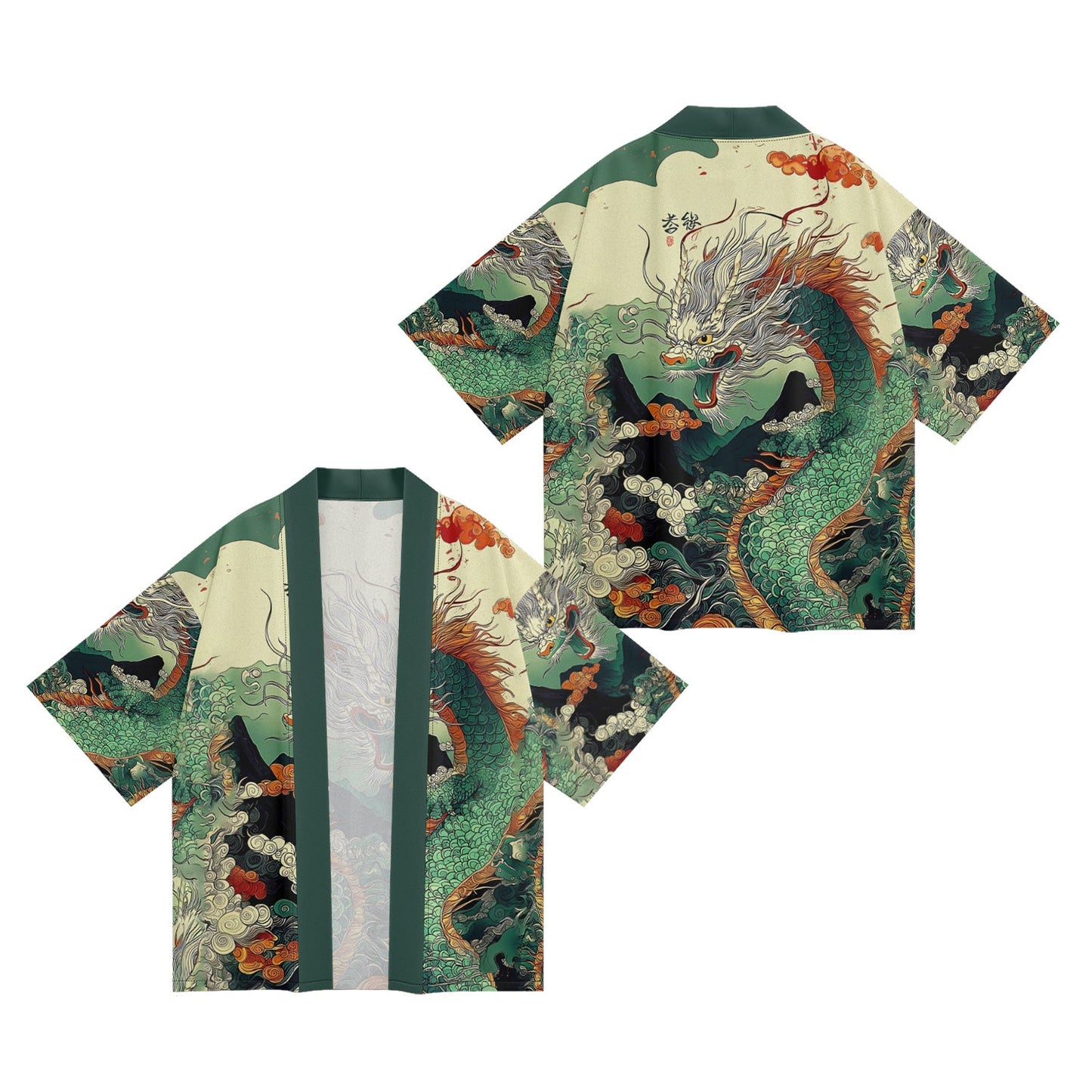 K32 Green Dragon Kimono