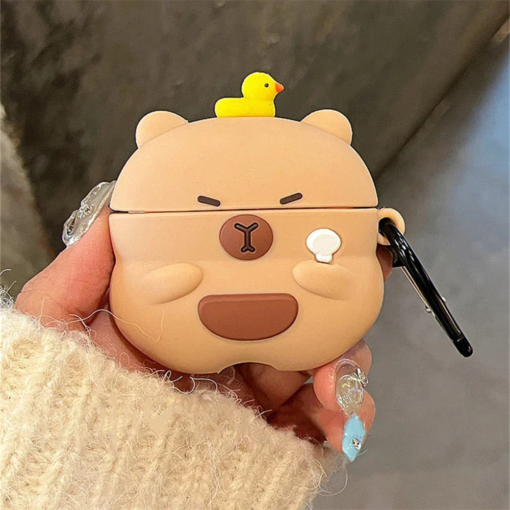 Étui pour AirPods Kawaii Capybara