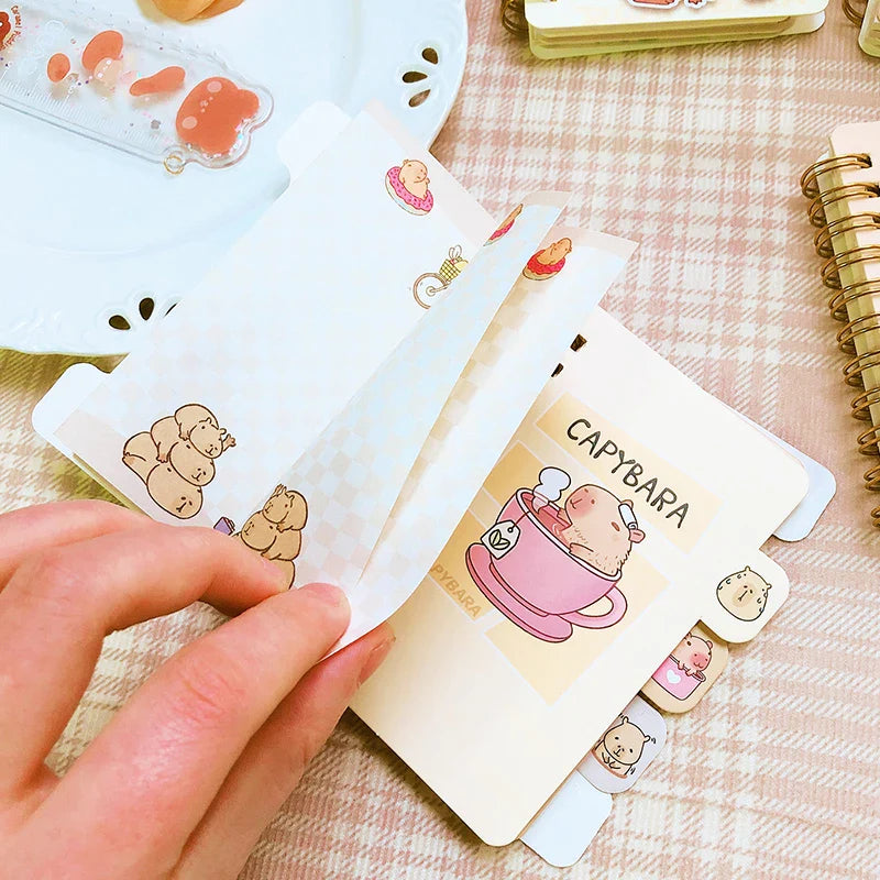 Lindos mini cuadernos de carpincho