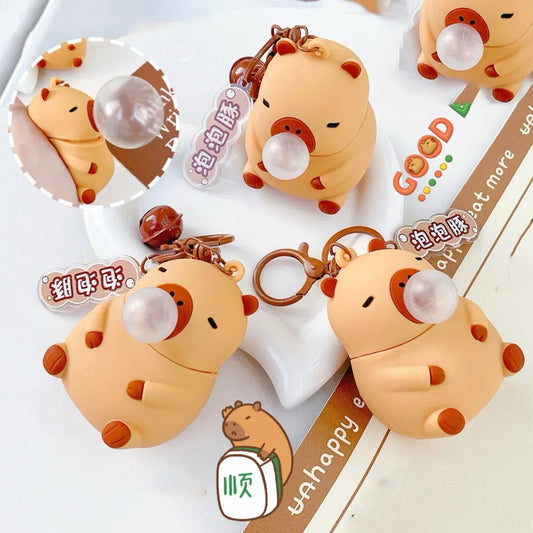 Porte-clés jouet à presser Capybara