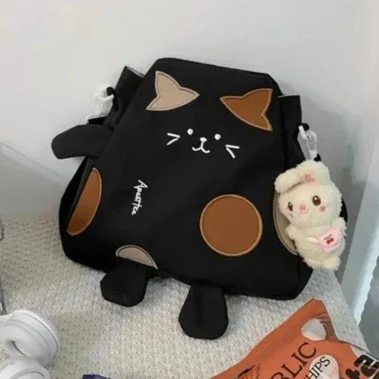Sac messager en forme de chat
