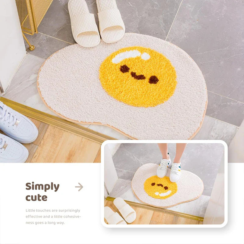 Tapis de salle de bain Happy Egg