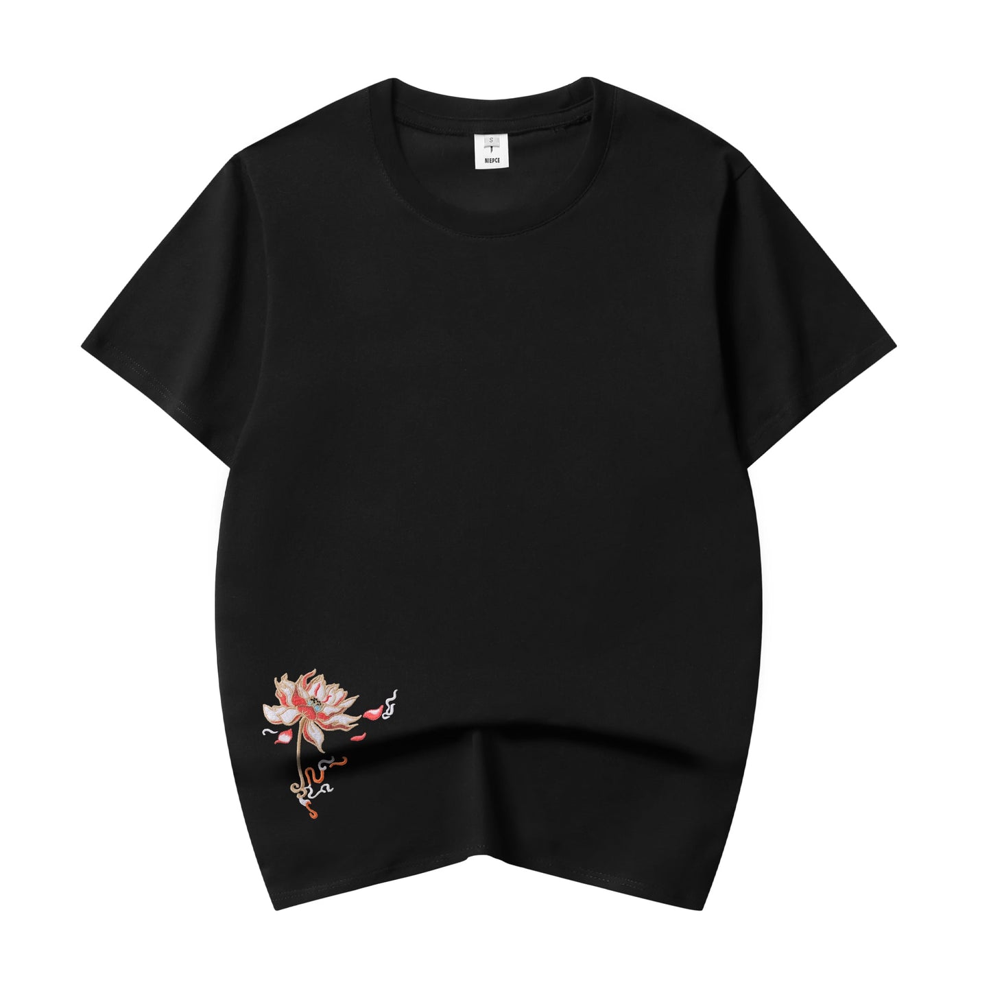 KH606 Blue Phoenix Embroidery Tee