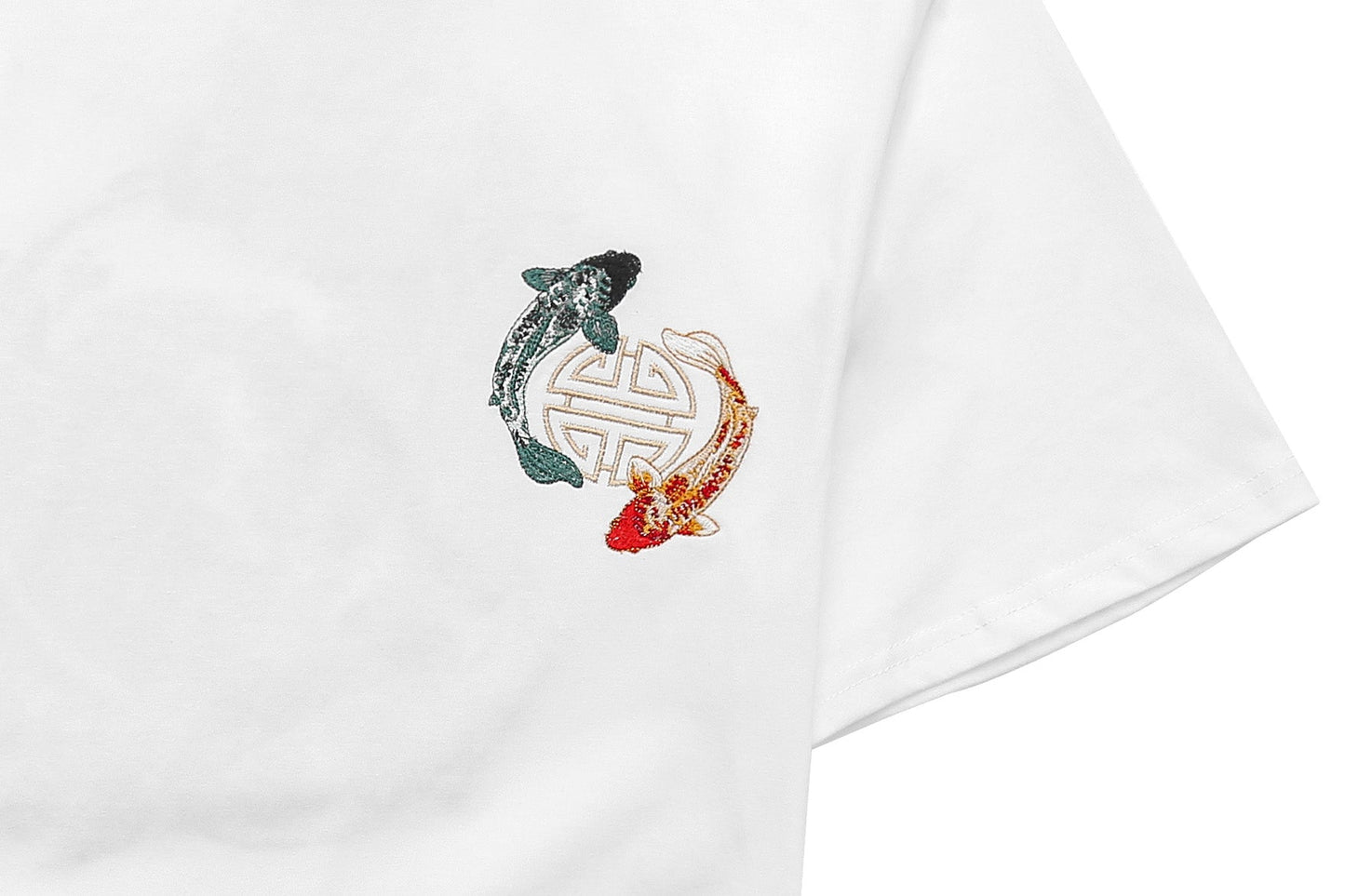 KH880 Koi Embroidery Tee