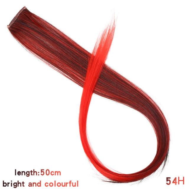 Rainbow Clip-In Hair Color Streaks