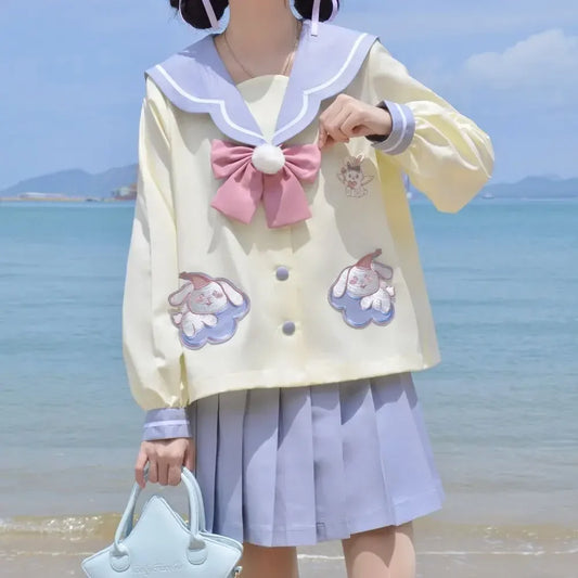 Uniforme de marin lapin pastel