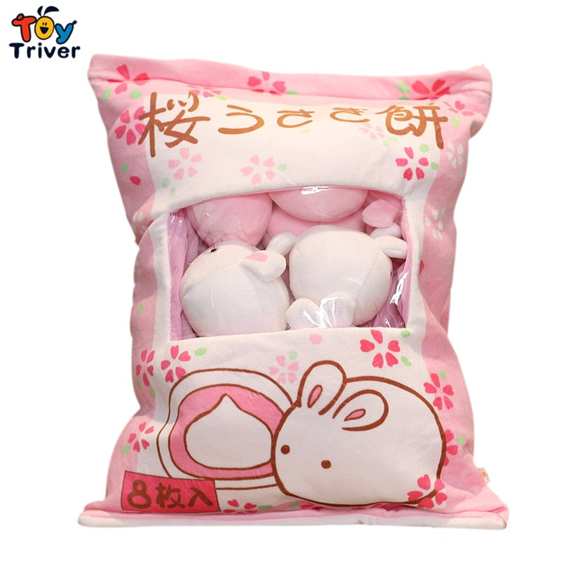 Peluches oreiller lapin