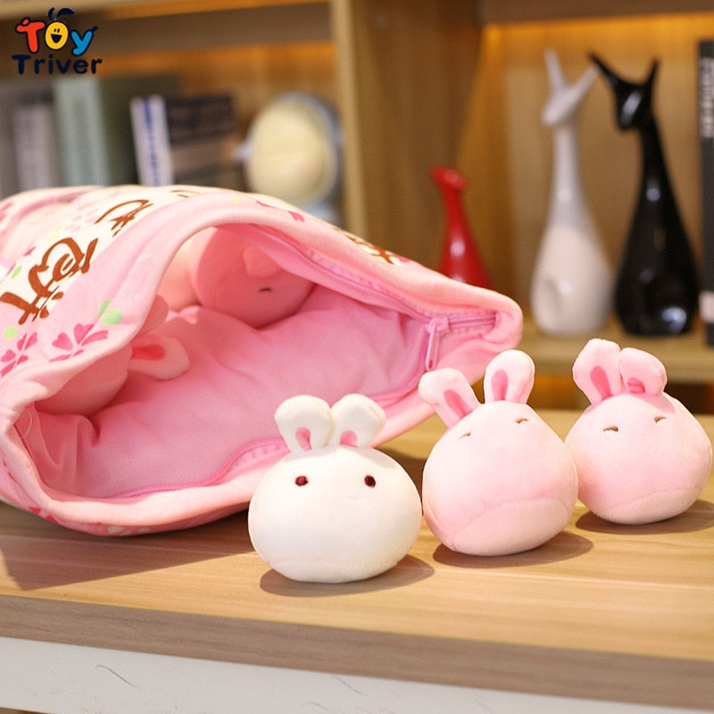 Peluches oreiller lapin