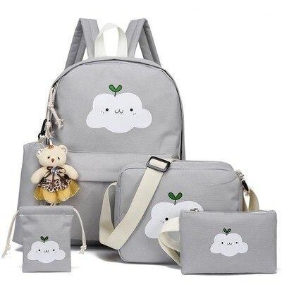 Sac à dos nuage 5 pièces/ensemble