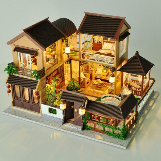 Kit de maison de poupée Asian Manor