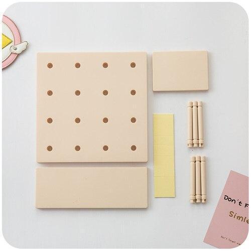 Kit de panneau mural perforé et d'étagère