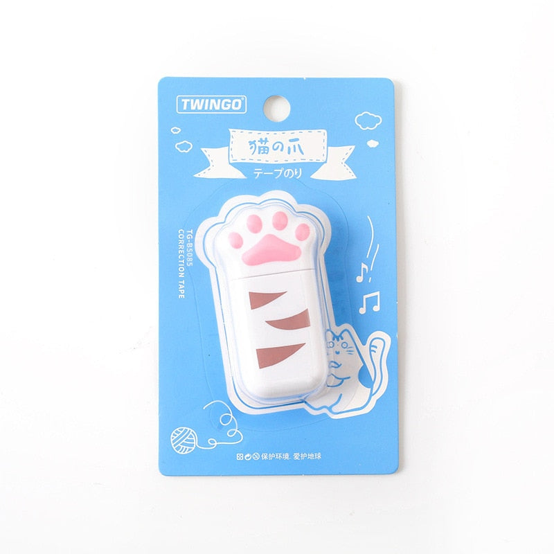Ruban correcteur patte de chat