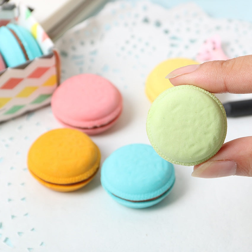 Ensemble de gommes Macaron