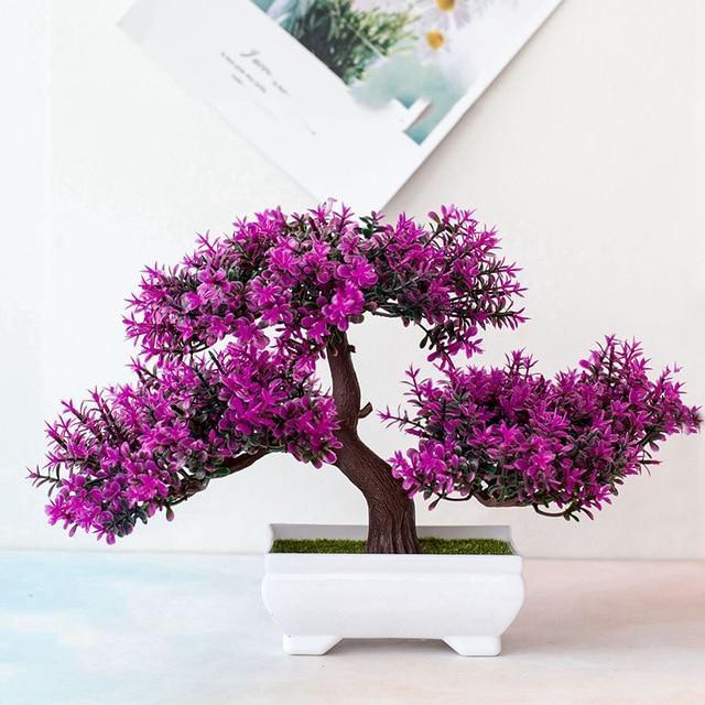Bonsaï artificiel en fleurs de cerisier