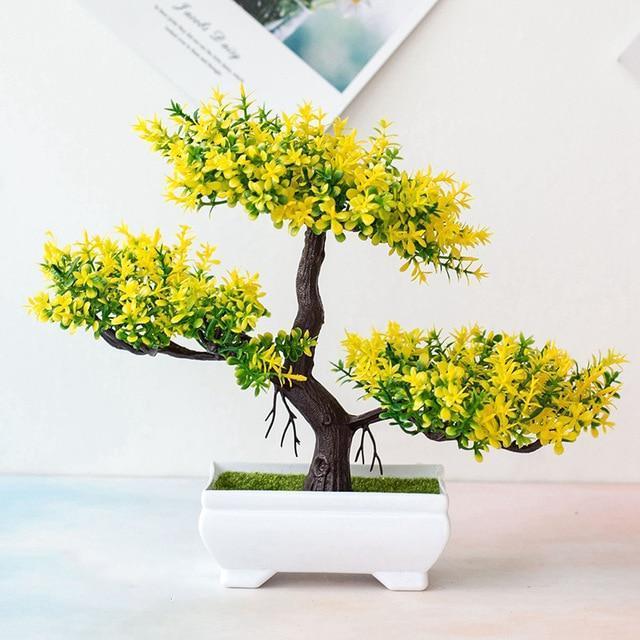 Bonsaï artificiel en fleurs de cerisier