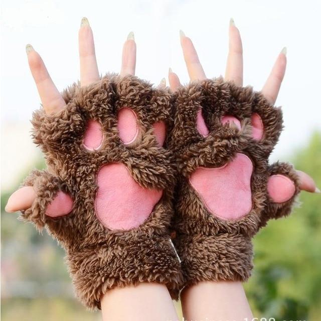 Mitaines à pattes d'animaux