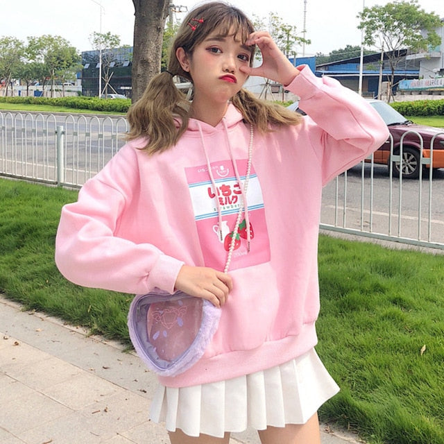 Strawberry Milk Hoodie