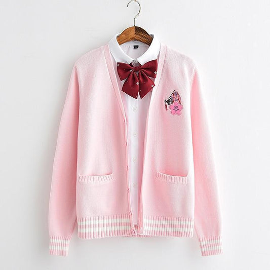 Cardigan à fleurs de cerisier