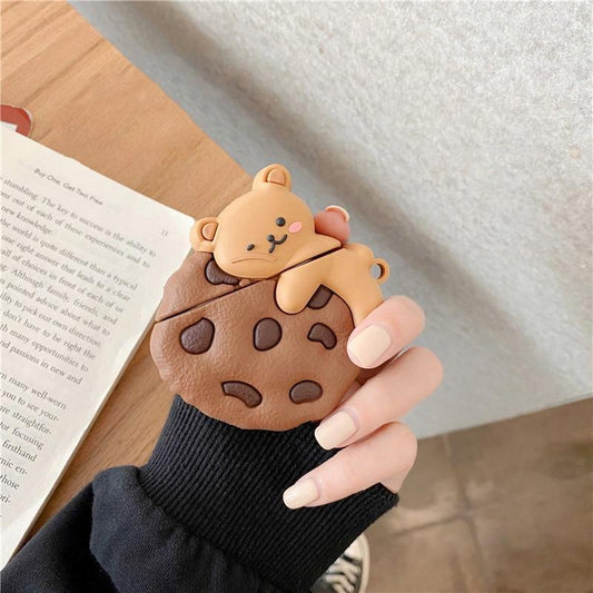 Étui AirPods Ours aux Pépites de Chocolat