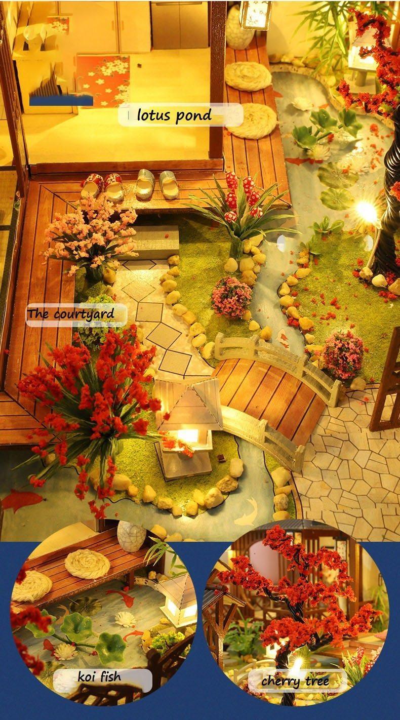 Three Story Traditional Japanese Dollhouse