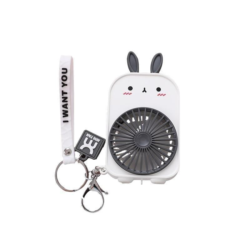 Abanico de bolsillo de conejito kawaii