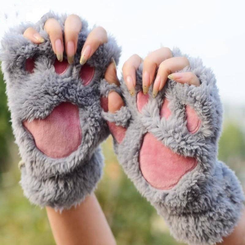 Mitaines à pattes d'animaux