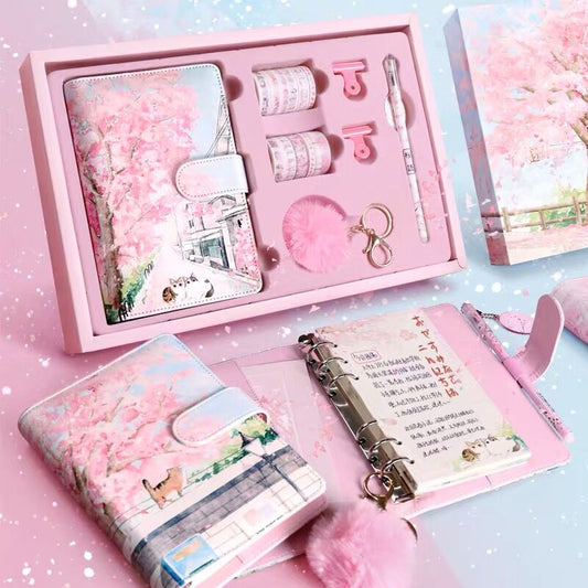 Coffret cadeau Cherry Blossom Journal