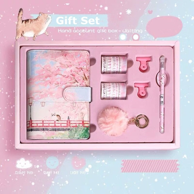 Coffret cadeau Cherry Blossom Journal