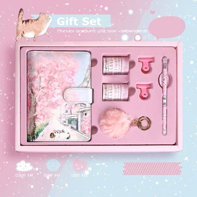Coffret cadeau Cherry Blossom Journal